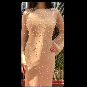 Black beaded dress (shown in gold) NWT